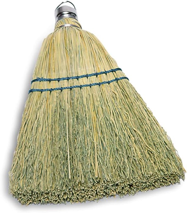 Rubbermaid Corn Whisk Broom, 12 Inch, Natural Bristles | Multi-Surface | Yellow - Image 3