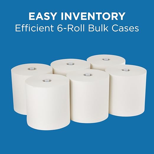 Georgia-Pacific, Pacific Blue Ultra, 8” High-Capacity Paper Towel Rolls - Image 8