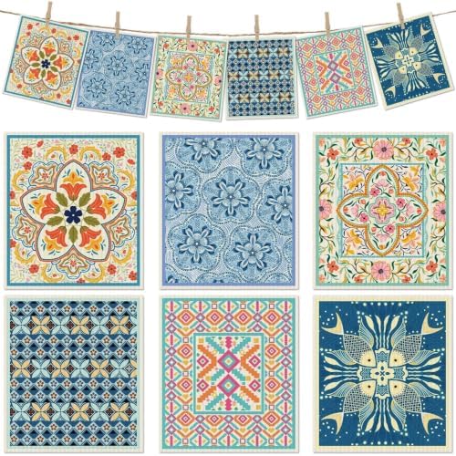 6 Pcs Swedish Paper Cloths for Kitchen, Reusable Paper Towels Washable by Revahope