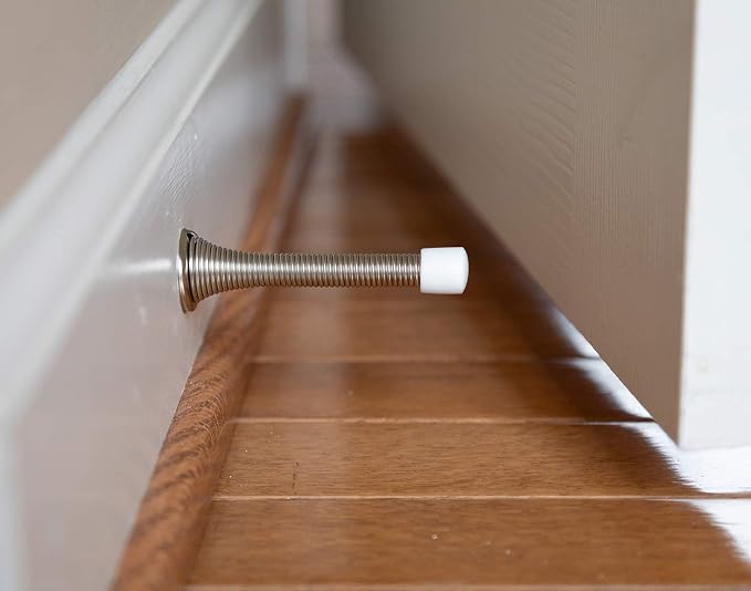 KISEER 16 Pack Spring Door Stops 3 1/4 Inch Flexible Heavy Duty Spring Door - Image 4