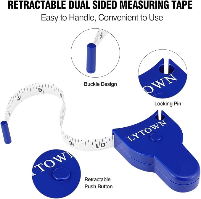 2PCS Body Measure Tape 60inch, Automatic Telescopic Tape Measure - Image 4