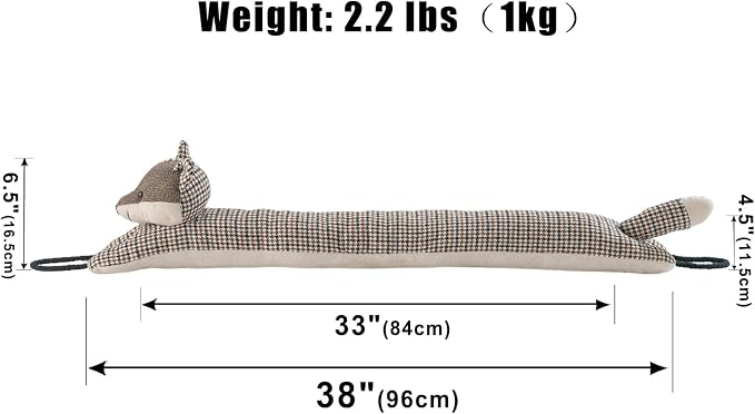Under Door Draft Stopper Decorative Wind Stopper 38 inch - Image 2