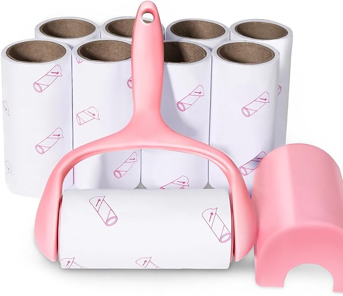 Lint Roller, 9 Refills 540 Sheets, Pet Hair Remover Kit by YQMAJIM