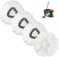 Spin Mop Replacement Heads, 4 Pack Compatible by Nuorest