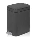 Small Bathroom Trash Can with Lid, 1.9 Gallon Slim Soft Close Step, Kitchen & by rejomiik
