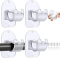 No Drill Curtain Rod Holder Hangers by CADORASTY