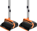 NACENA Broom and Dustpan Set, 52-in Long Adjustable Handle Broom Dustpan Combo by nacena