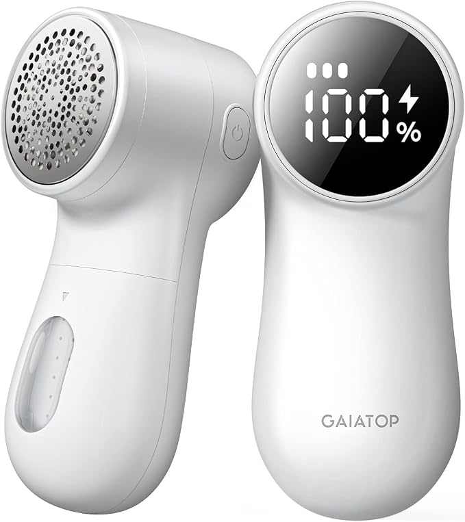 GAIATOP Fabric Shaver Rechargeable Lint Remover, 3 Speeds Sweater Defuzzer | by GAIATOP