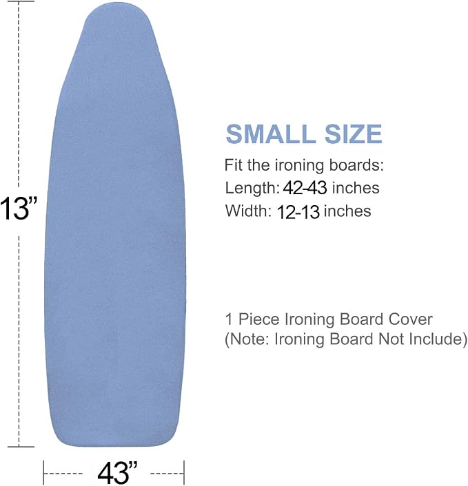 VividPaw Ironing Board Cover and Pad Small Size 13x43, Thick Padding - Image 2
