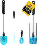 Bottle Brush Cleaner Kit, Water Bottle Washer & Cup Scrubber Brush Set | Bottle by XENNRY