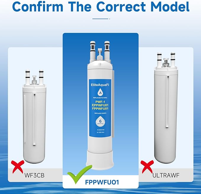 FPPWFU01 Compatible with Frigidaire FPPWFU01 PurePour PWF-1 Water Filter (1 Pack)