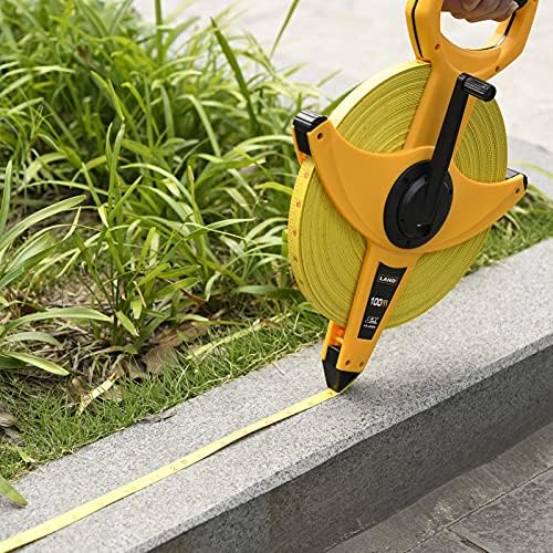 LAND 330FT/100M Heavy Duty Fiberglass Tape Measure - Image 7