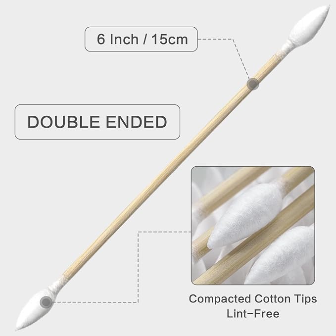 PINGMIC Gun Cleaning Swabs, Precision Cleaning, Pointed Tips - Image 2