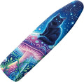Black Cat Ironing Board Cover 15x54 Inch Extra Thick Resistant Scorch and by Hinthetall