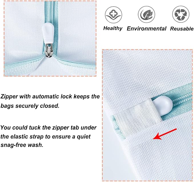 Tenn Well 2Pk 31x23" Delicates Bag Fine Mesh Oversize - Image 4