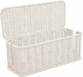 Cable Management Box, Handmade Rattan Cord Organizer by Cantalop