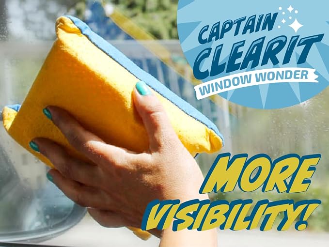 JJ KENT Captain Clearit Window Cleaner Sponge - Image 5