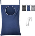 Lifewit 1 Pack Over Door Laundry Hamper, Collapsible Hanging, Dark Blue by Lifewit