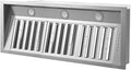 Micmi 48 inch Built-in Range Hood Insert Vent, Dual Motors Stainless Steel Kitchen 1400 CFM with Push Button Control, Ducted, Baffle Filters, 4 Speed Stove Exhaust Fan, ETL listed