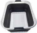 SAMMART 42L Collapsible Plastic Laundry Basket by SAMMART