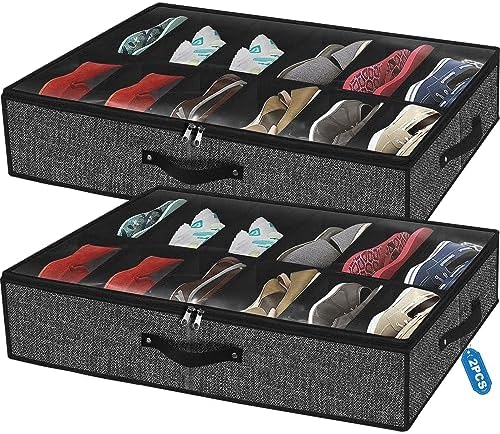 homyfort Under Bed Shoe Storage Organizer by homyfort