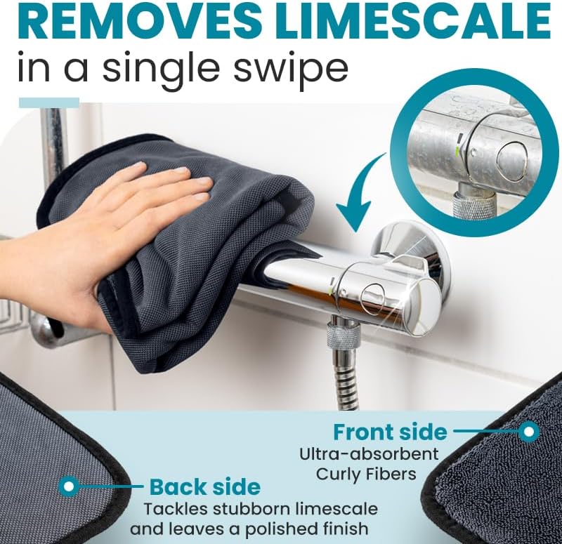 Shiny Wipes XL Drying Towel, The Original, Ultra Absorbent Twisted-Loop Design - Image 2
