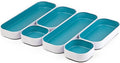 Three by Three Seattle Metal Stacking Bins Drawer Organizer, 6-Pc | Food-safe by ThreebyThreeSeattle