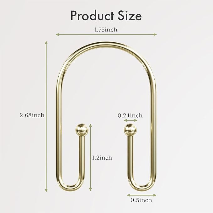 BBV Shower Curtain Hooks Rings - Image 5