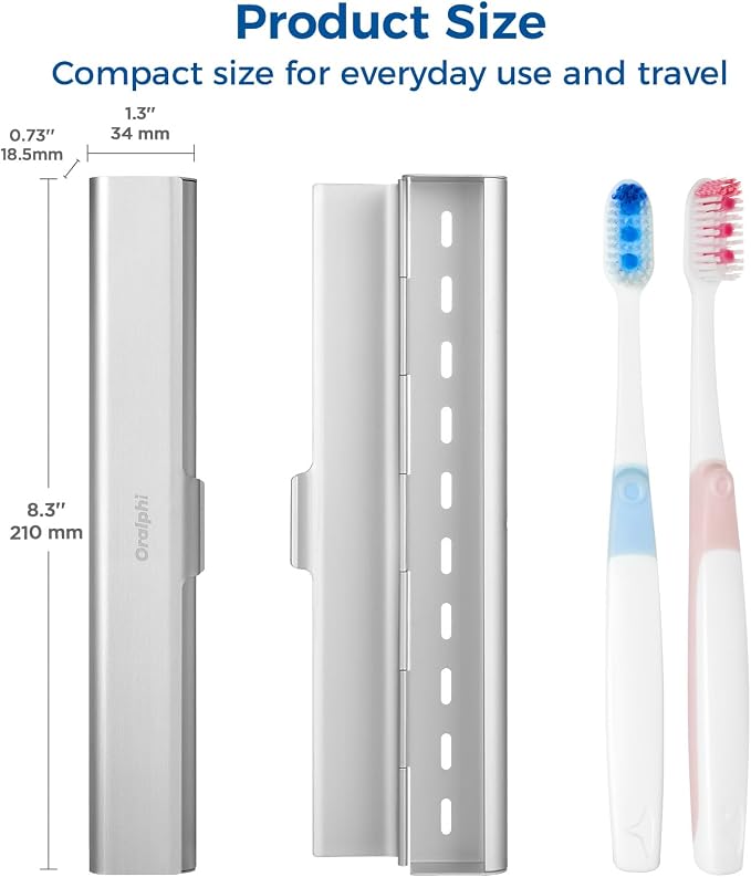 Aluminum Toothbrush Travel Case - Image 2