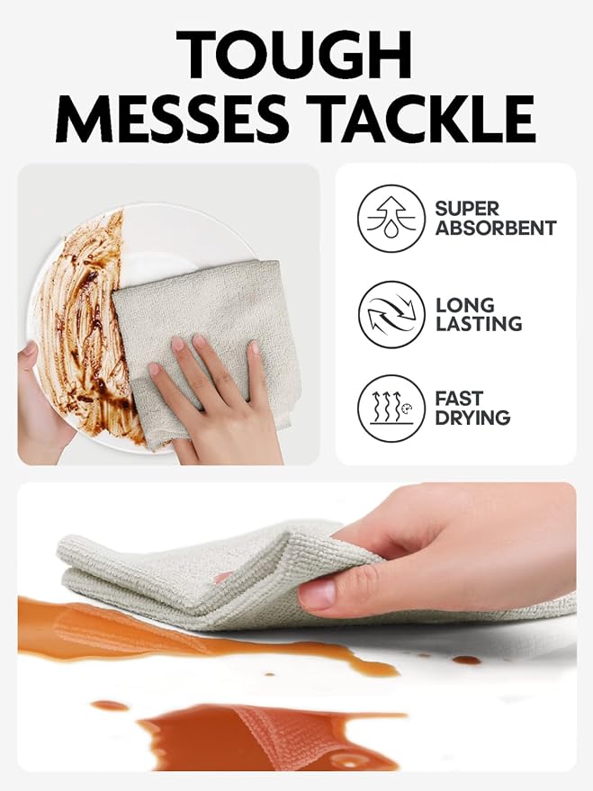 Fantasticlean Microfiber Cleaning Cloth Roll- 75 Sheets, Tear-away Microfiber - Image 4