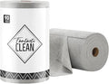 Fantasticlean Microfiber Cleaning Cloth Roll- 90 Sheets, Tear-away Microfiber by Fantasticlean