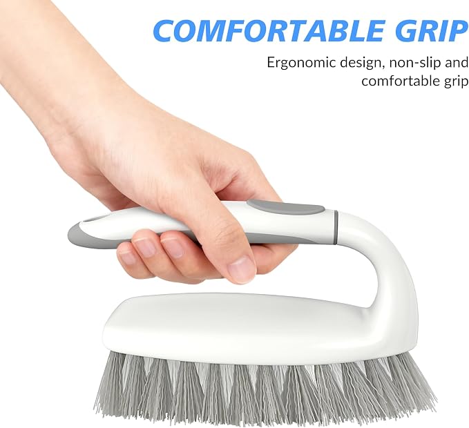 SetSail Heavy Duty Scrub Brush, 2 Pack Cleaning Brush Set - Image 3