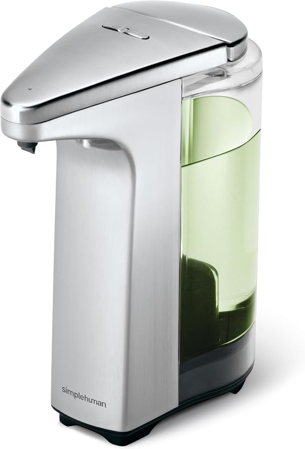 simplehuman 8 oz. Touch-Free Sensor Liquid Soap Pump Dispenser by Unknown