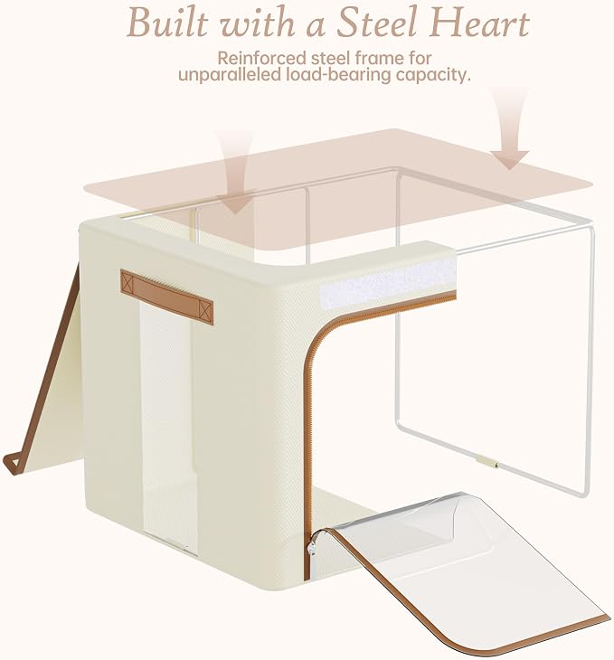 Yecaye Foldable Large Clothes Storage Bins - Image 4