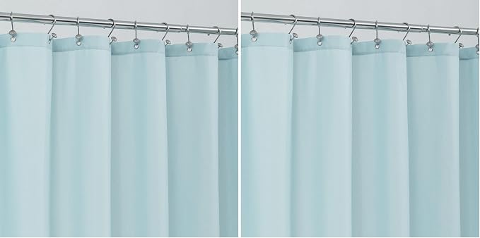ALYVIA SPRING Waterproof Fabric Shower Curtain Liner, Washable Cloth Shower by ALYVIASPRING