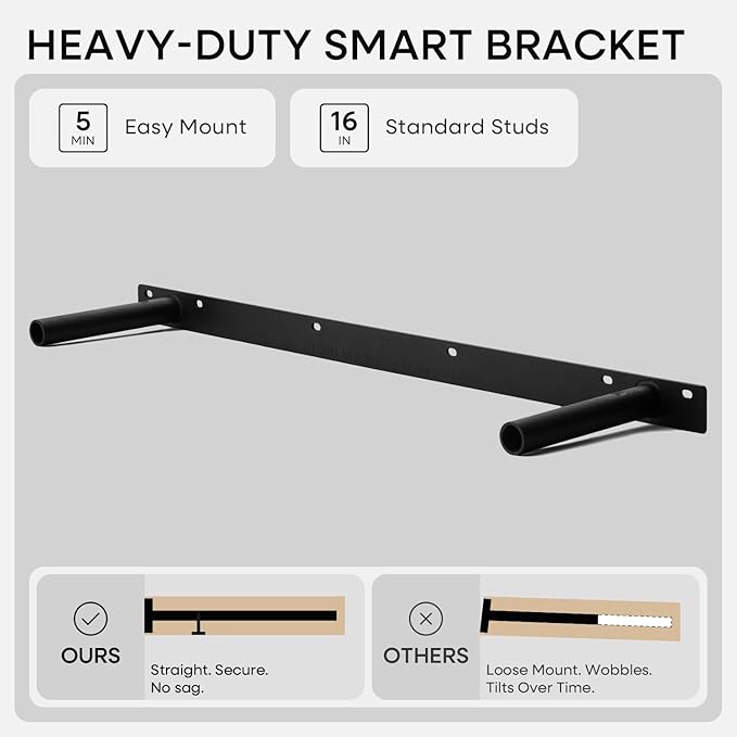 Homeforia Walnut 36 inch Floating Shelf, High End Solid Real Wood 36inch Large Shelves for Bathroom Wall, Dark Brown 36 inches Long Floating Shelves, Heavy Duty Bracket, 36 X 6.5 X 1.75 inch, Set of 3