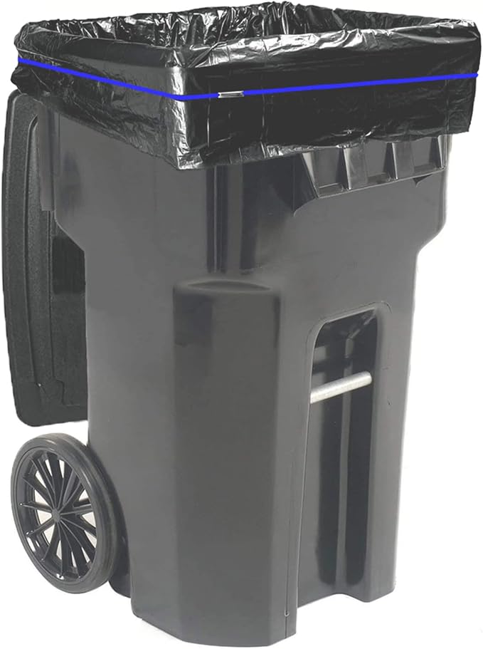 Large Trash Can Rubber Bands, Durable Trash Bag Bands Elastic Bands to Hold - Image 4
