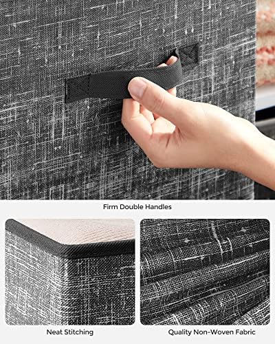 SONGMICS Storage Cubes, 11.8-Inch Foldable Closet Organizers - Image 5