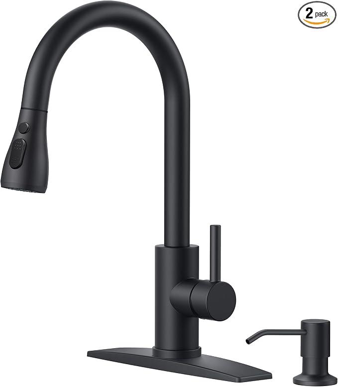 FORIOUS Black Kitchen Faucet by FORIOUS
