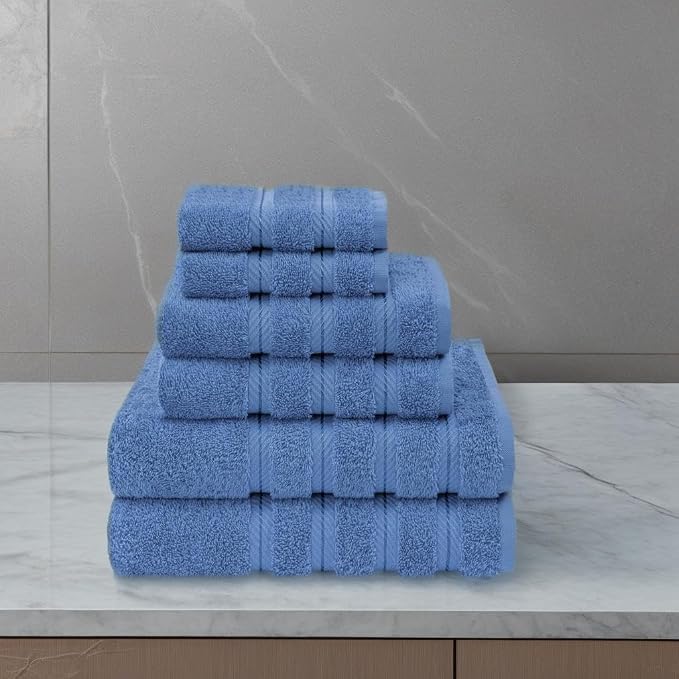 American Soft Linen 100% Cotton Luxury Turkish Towels, 6 Piece Towel Set | Soft - Image 5
