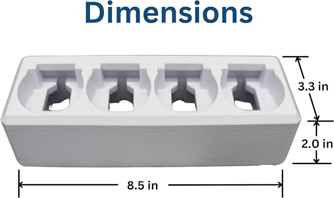 4 Slot Family Electric Toothbrush Charger Holder and Bathroom Organizer - Image 7