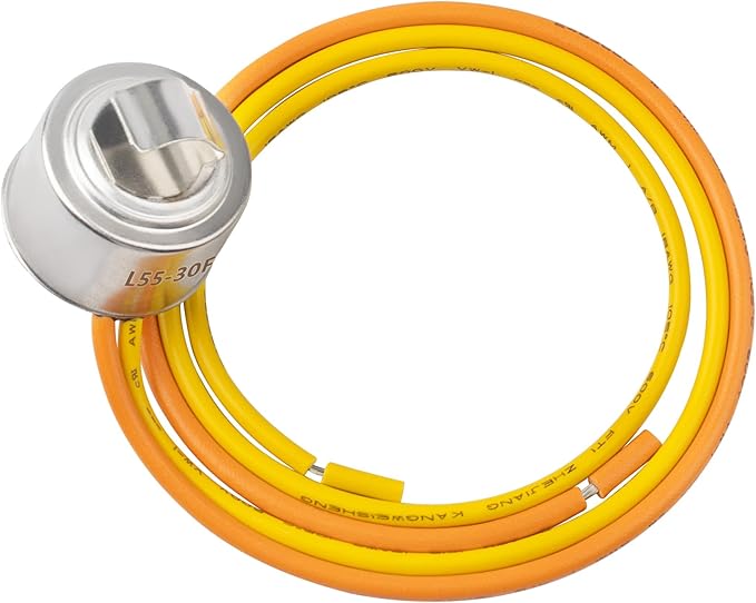 WR50X10010 Defrost Thermostat for GE, Kenmore Refrigerators, Compatible with 37TV31 Thermostat in HotPoint Refrigerators, Replaces AP2071285, 880016, AH303434, EA303434, PS303434, WR50X0131, WR50X131