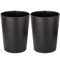 UUJOLY Small Bathroom Trash Can Wastebasket Garbage Can, 2 Pack | Open-Top by UUJOLY