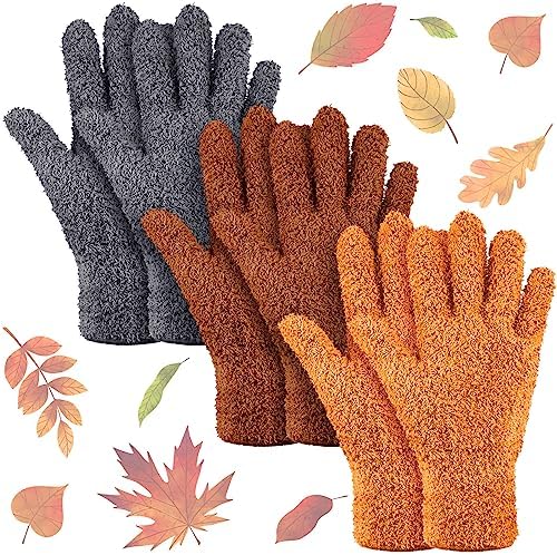 Patelai 3 Pairs Microfiber Dusting Gloves by Patelai