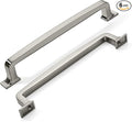 Khtumeware 6 Pack 6-1/4 Inch Drawer Pulls - Satin Nickel Kitchen Hardware