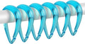 Top-spring Turquoise Shower Curtain Hooks 12Pcs Drop Shaped Hooks Shower by Top-spring