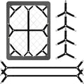 Luyena Bed Sheet Straps, 6 Pack, Adjustable Elastic Fitted Sheet Holders | by Luyena
