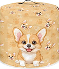 TODIYADDU Cute Corgi Air Fryer Cover Dust Cover Cute Painting Instant Pot Pressure Cooker Cover Compatible with Most Kitchen Appliances Trendy Instant Pot Pressure Cooker Accessories Present
