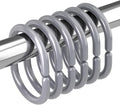 Amazer Grey Shower Curtain Hooks Rings, Plastic Shower Curtain Hooks by Amazer