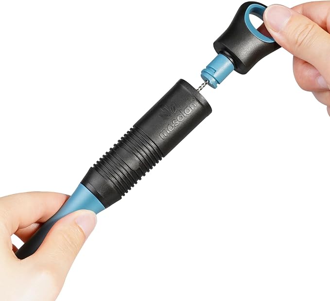 MOSOLAN 2-in-1 Bottle Brush and Straw Cleaner Brush, Smokey Blue, 1 Pack | Long - Image 5